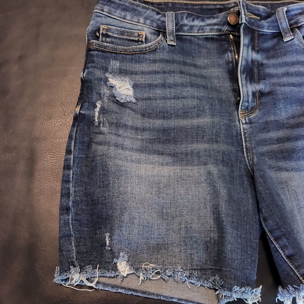Distressed Denim Judy Blue Shorts